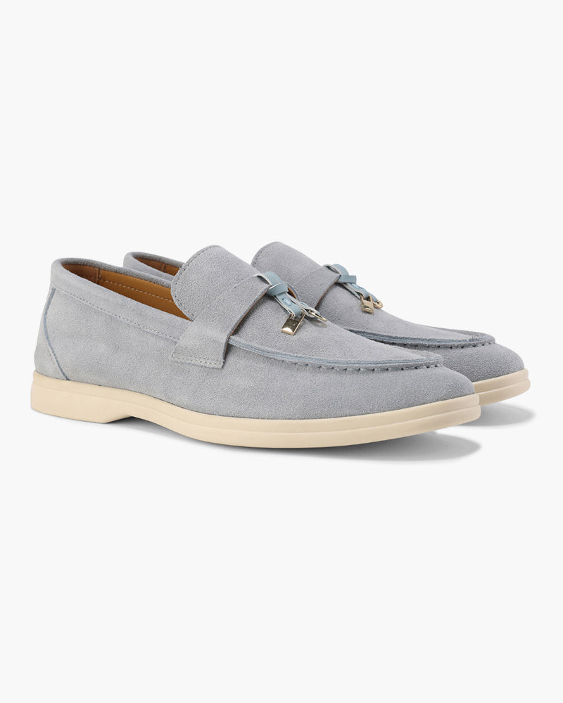 FREJA - Loafers i ruskind