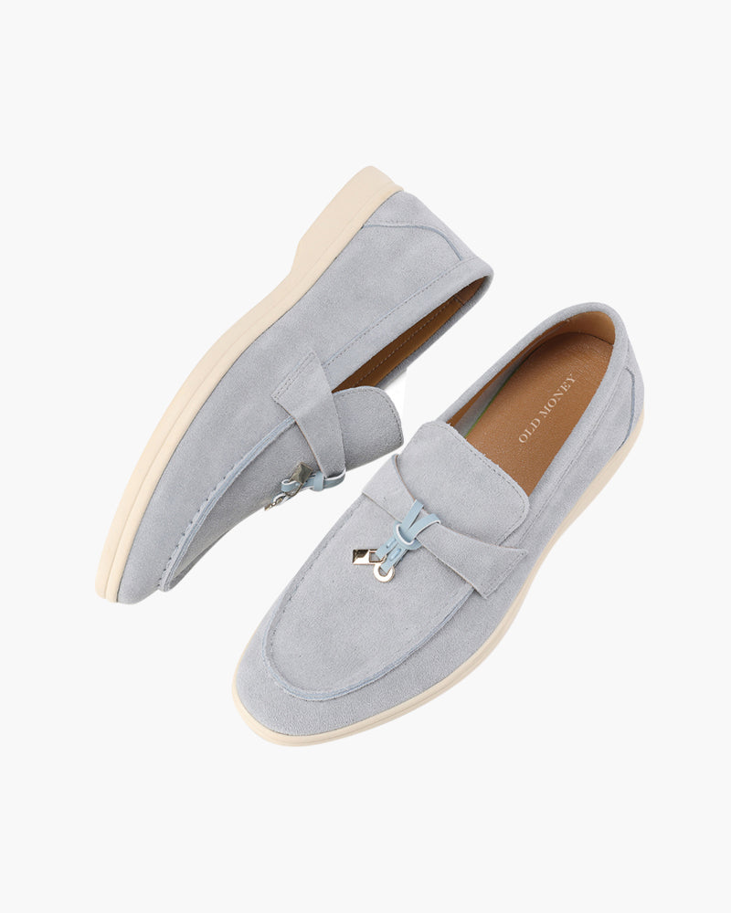 FREJA - Loafers i ruskind