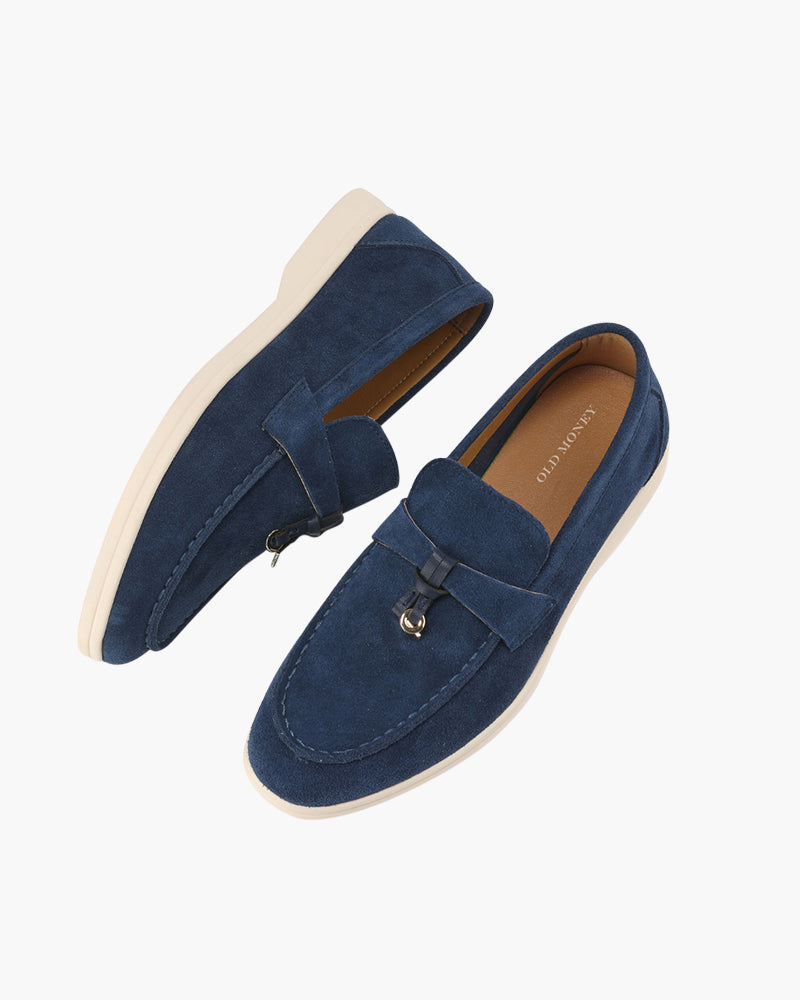 FREJA - Loafers i ruskind